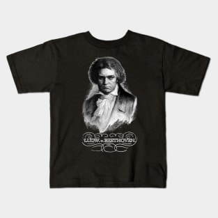 Ludw. v. Beethoven (White Variant) Kids T-Shirt